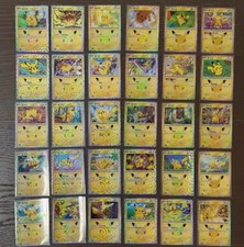 30th Anniversary Celebration Pokemon Chinese Pikachu Set #1-30 Complete 30 Card picture