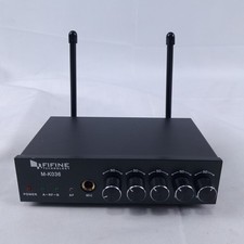 Fifine M-K036 Wireless Microphone Receiver Mixer Dual UHF 570/565MHz ONLY picture