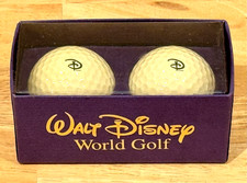 Vintage Rare 1990s 2000s  Walt Disney World Set of 2 Titleist Golf Balls New picture