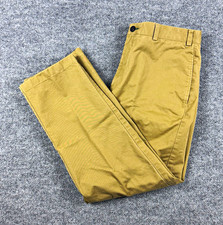 Orvis Men Ultimate Khakis Chino Pants 38W 30L Brown Tan 100% Cotton Straight Leg picture