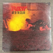RATT Out of the Cellar First Pressing Atlantic Vinyl Record 1984 Untested picture