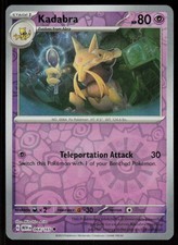 Kadabra 064/165 Uncommon 151 Pokemon Reverse Holo Near Mint picture