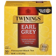 Twinings Earl Grey Citrus and Bergamot Black Tea Bags, 50 Count Box picture