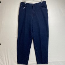 VTG Gitano High Waisted Tapered Leg Jeans Mens 32x29 Indigo Blue Cotton Denim picture