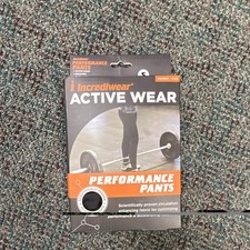 Incrediwear Active Wear Women’s Performance Pants S Black Pull-On Stretch WFB100 picture