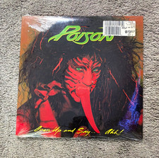Poison Open Up and Say... Ahh Sealed 12
