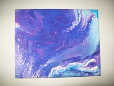 Handmade abstract paintings on canvas picture