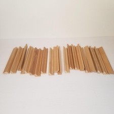 20 Scrabble wood tile racks holders genuine game parts wood crafts picture
