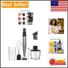 Versatile 5-in-1 Immersion Blender with Safety Blade Guard and Comfort Grip picture