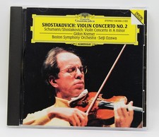 GIDON KREMER Shostakovich Schumann Violin Concertos Ozawa Boston Classical CD picture