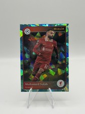 Mohamed Salah 2024-25 Topps Merlin UCC Aqua Atomic Refractor  /75 #11 picture