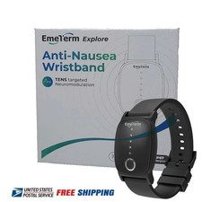 Genuine EmeTerm Anti-Nausea Wristband Sickness Vomit Relief Explore Ver. (Black) picture