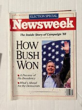 Newsweek How Bush Won November 21, 1988 Election Special (George H.W. Bush) picture