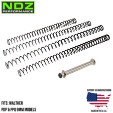 NDZ Walther PDP PPQ Stainless Steel Heavyweight Guide Rod Tuner Pack ISMI Spring picture