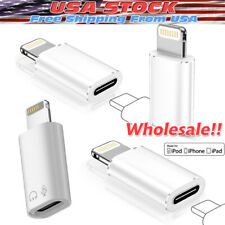 USB Type C Female to iOS Male Adapter For iPhone 14/13/12/11/XR/XS/SE 3 lot picture