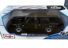 Maisto Buick Grand National. 1987 1:18 Car Black Special Edition. Sealed. New. F picture