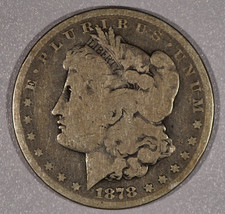 1878-S Morgan SILVER One-Dollar Coin, Very Good Condition picture