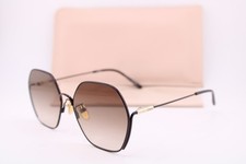 NEW CHLOE CH 0169SA 007 BROWN GOLD GUNMETAL GRADIENT AUTHENTIC SUNGLASSES 59-16 picture