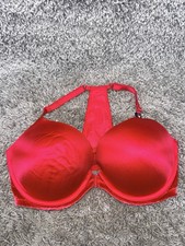 Victoria's Secret Very Sexy Push-Up Bra Size 36DD Red Velvet Studded picture