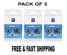 ZEISS Gentle and Thorough Cleaning Eyeglass Lens Cleaner Wipes, 100 Count picture