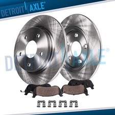 10.79 inch Rear Brake Rotors Ceramic Pads for 2005 - 2009 Subaru Outback Legacy picture