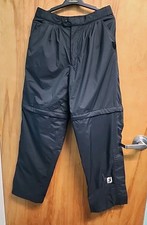 NWOT Footjoy Dryjoys Convertible Rain Pants/Shorts Men's Size S Black Golf  picture