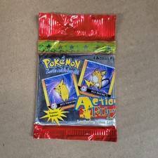 1999 Pokemon Action Flipz Premier Edition Box 1 Sealed Pack  picture