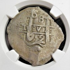Bolivia: Ferdinand VI Cob 8 Reales 1752 P-q AU50 NGC. picture