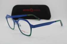 NEW ETNIA BARCELONA BRUTAL N24 GRBL GREEN BLUE GUNMET AUTHENTIC EYEGLASSES 47-22 picture
