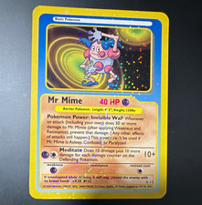 Nintendo Mr. Mime Holo Rare English Promo h1 Basic HP 40 Pokemon TCG 2004 picture