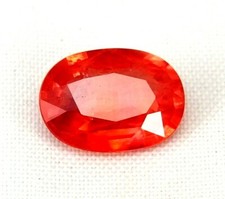 Shola Genuine 2.44 Ct Natural Orange Padparadscha Sapphire Heated from Tanzania picture