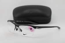 NEW NIKE 7402 N 001 MATTE BLACK AUTHENTIC EYEGLASSES 56-16 picture