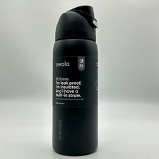 Owala FreeSip 40oz Stainless Steel Water Bottle Very Very Dark Top Quality picture