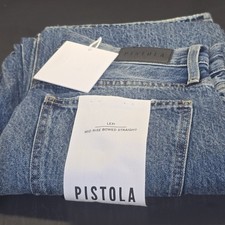 Pistola Lexi Mid Rise Bowed Straight Jean - ArtisanSize 27/Waist 30 *Runs Lg picture