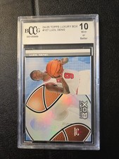 Luol Deng 2004-05 Topps Luxury Box ROOKIE #107  BCCG 10 picture