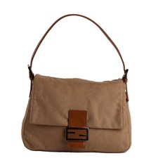 Rare Fendi Cashmere Mammma baguette Camel Beige Color picture