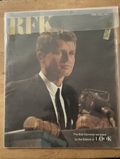 RFK Robert F. Kennedy The Bob We Knew Look Magazine 1968 Commemorative -Pristine picture