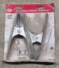 Vintage Malco 2DH Pipe Duct Holder Clamps Set HVAC Sheet Metal Tool NOS USA picture