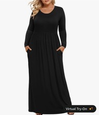 Women's Plus Size Maxi Dresses for Curvy Women Casual Long Dress XL-6XL picture