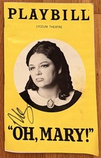 Oh Mary Meg Stalter Signed Playbill picture