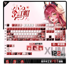 Anime NIKKE: The Goddess of Victory Red Hood PBT Keycap for Keyboard 122pcs Set picture