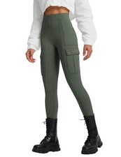 baleaf Women's Fleece Lined Leggings Cargo Pockets Waterproof picture