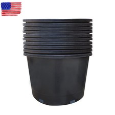 10 Pack 10 Gallon Heavy Duty Large Nursery Pot Plant Garden Flower Container picture
