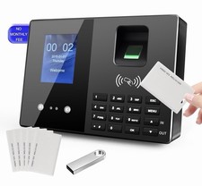 T200 Employee Fingerprint Time ClockRFID Badge Punch picture