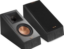 Klipsch Ref Premiere RP-500SA pair Dolby Atmos elevation speakers Ebony picture