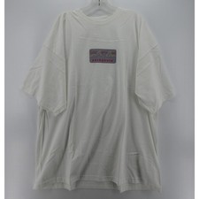 VINTAGE Patagonia Shirt Men XXL White Beneficial T Mountain Crest Organic NEW picture