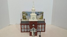 Plasticville 2950-249 HO Town Hall ~Excellent~  (Or O Gauge, Same Size) W/ Box picture