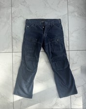 G-Star RAW 3301 Dark Wash Utility Jeans - W32 L32 Button Fly picture
