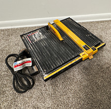 Plasplugs 1/2 HP 110V Diamond Wheel Wet Tile Saw w/Blade & Accessories picture