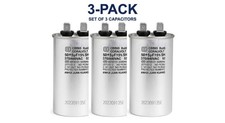 CORALVOLT 50+5MFD Dual Run HVAC Capacitor— for Carrier, Trane, Goodman (3 Pack) picture